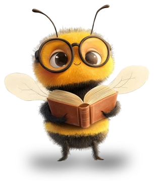 bee-is-reading-a-book
