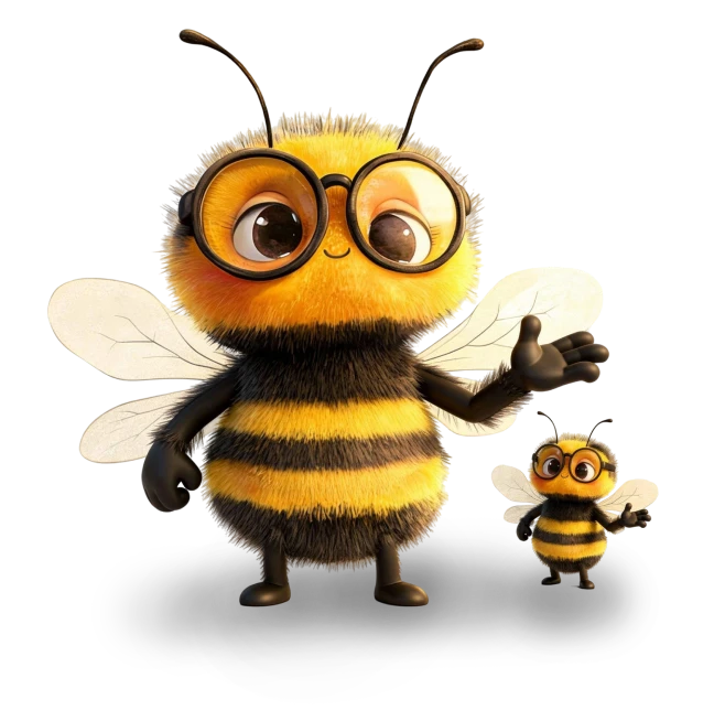 bee-with-little-bee